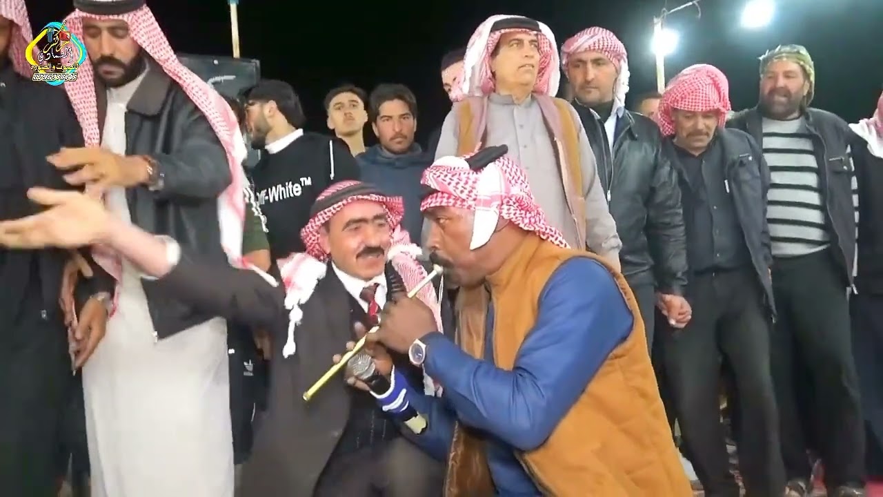 افراح ال النظامي مع عمالقه الفن والطرب وشاعر سوريا البلدوزر احمد البندق على مراكز الحاتم