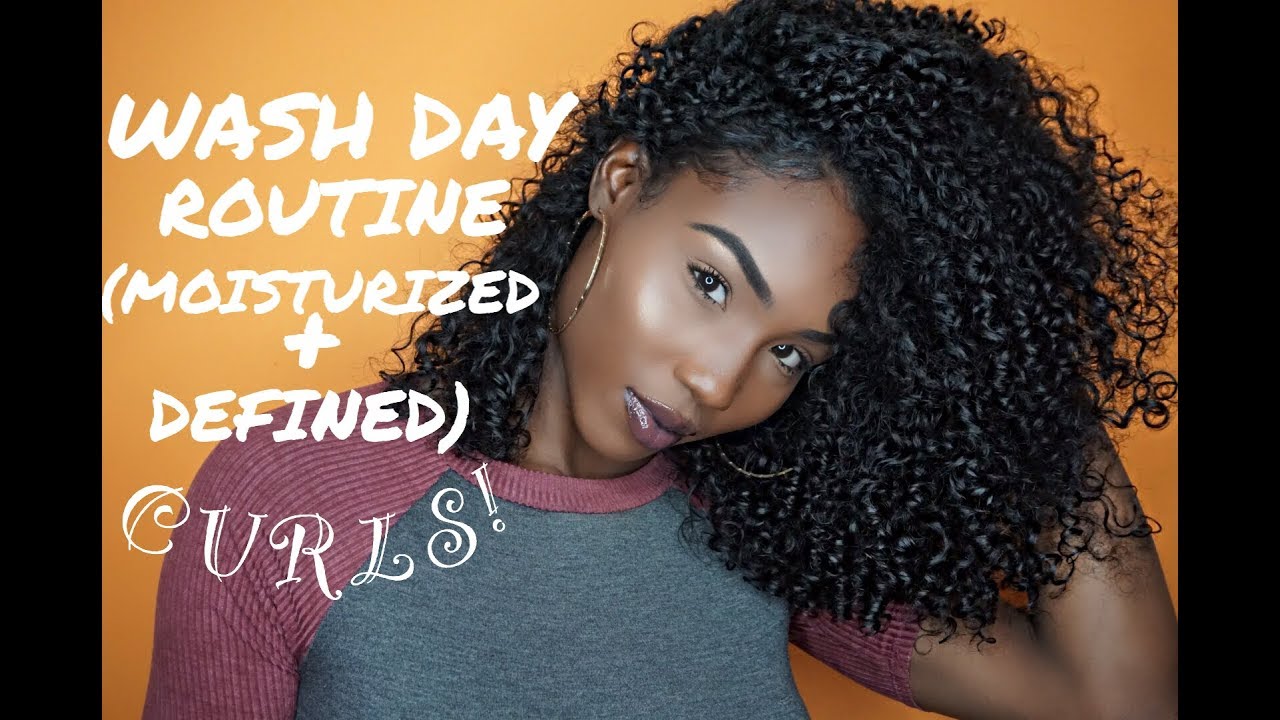 WASH DAY ROUTINE for MOISTURIZED and DEFINED curls! (ft. Controlled Chaos hair products!)