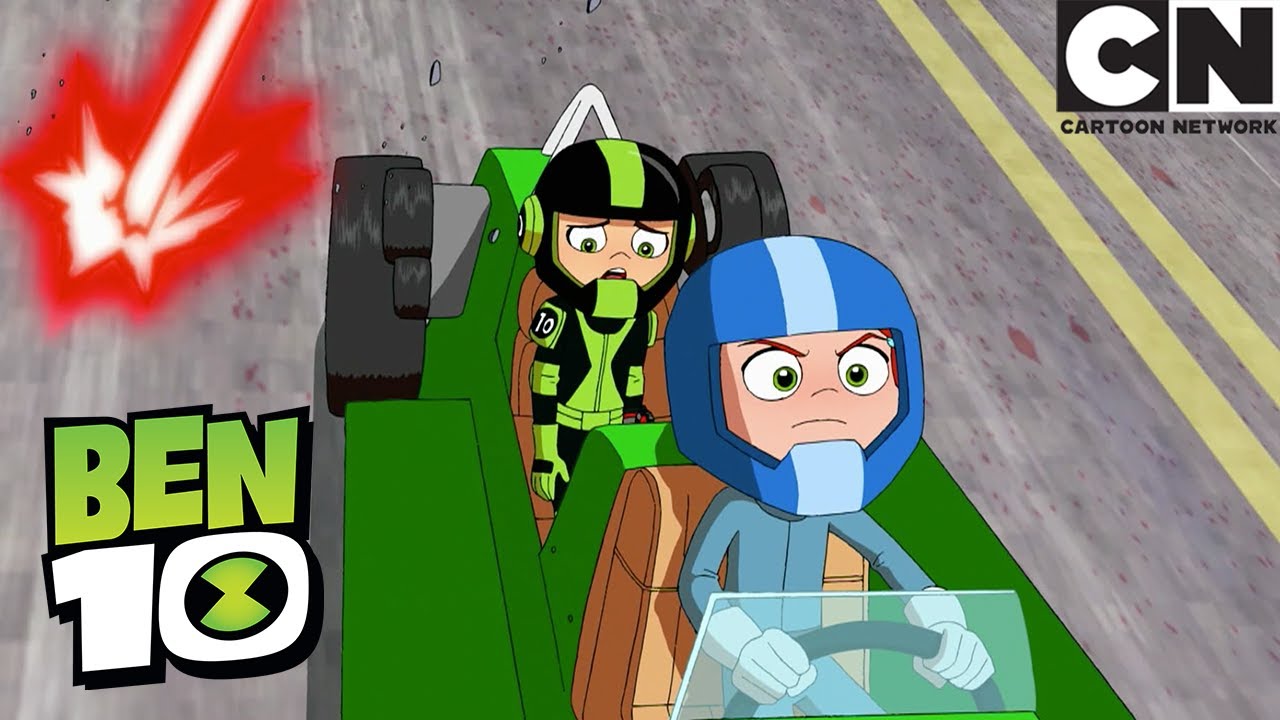 Gwen Próbuje Wygrać Wyścig | Ben 10 Po Polsku | Cartoon Network
