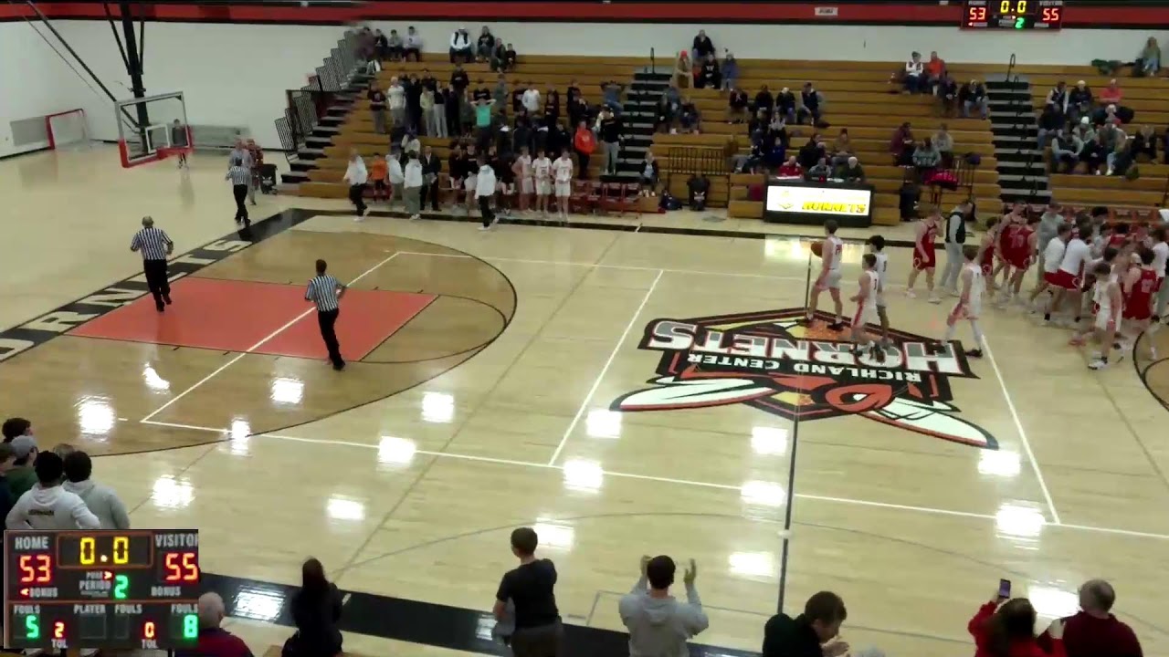 Richland Center  vs Saint Ambrose Academy Mens Varsity Basketball
