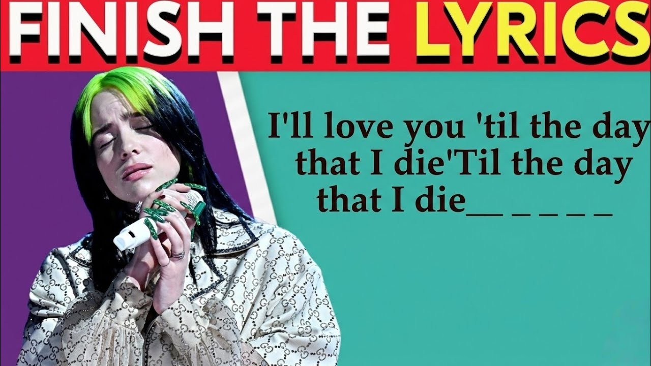 🎤 FINISH THE LYRICS CHALLENGE! 🎶