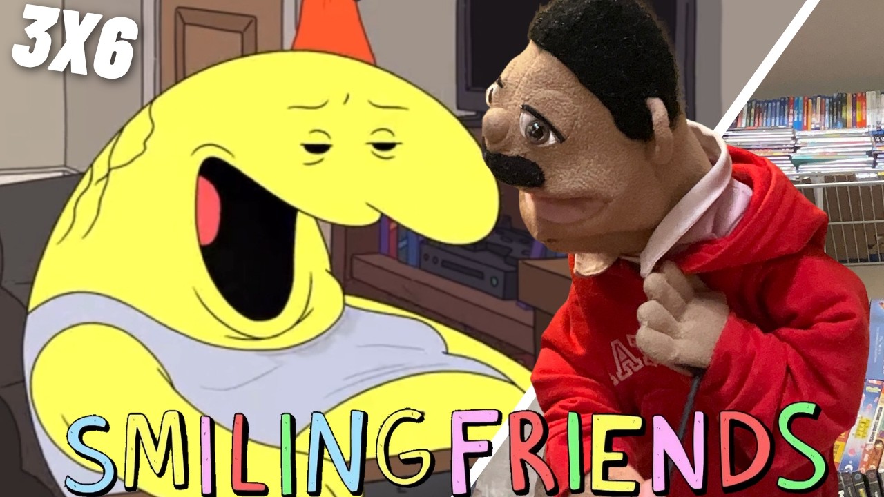 Улыбающиеся друзья, сезон 3, серия 6, реакция на возвращение Скима (реакция марионетки)