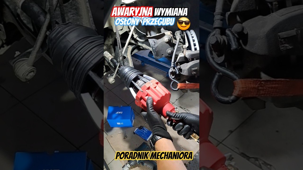 MEGA UŁATWIENIE PRZY WYMIANIE OSŁONY PRZEGUBU #driveshaft #mechanik #osłonaprzegubu #mechanic