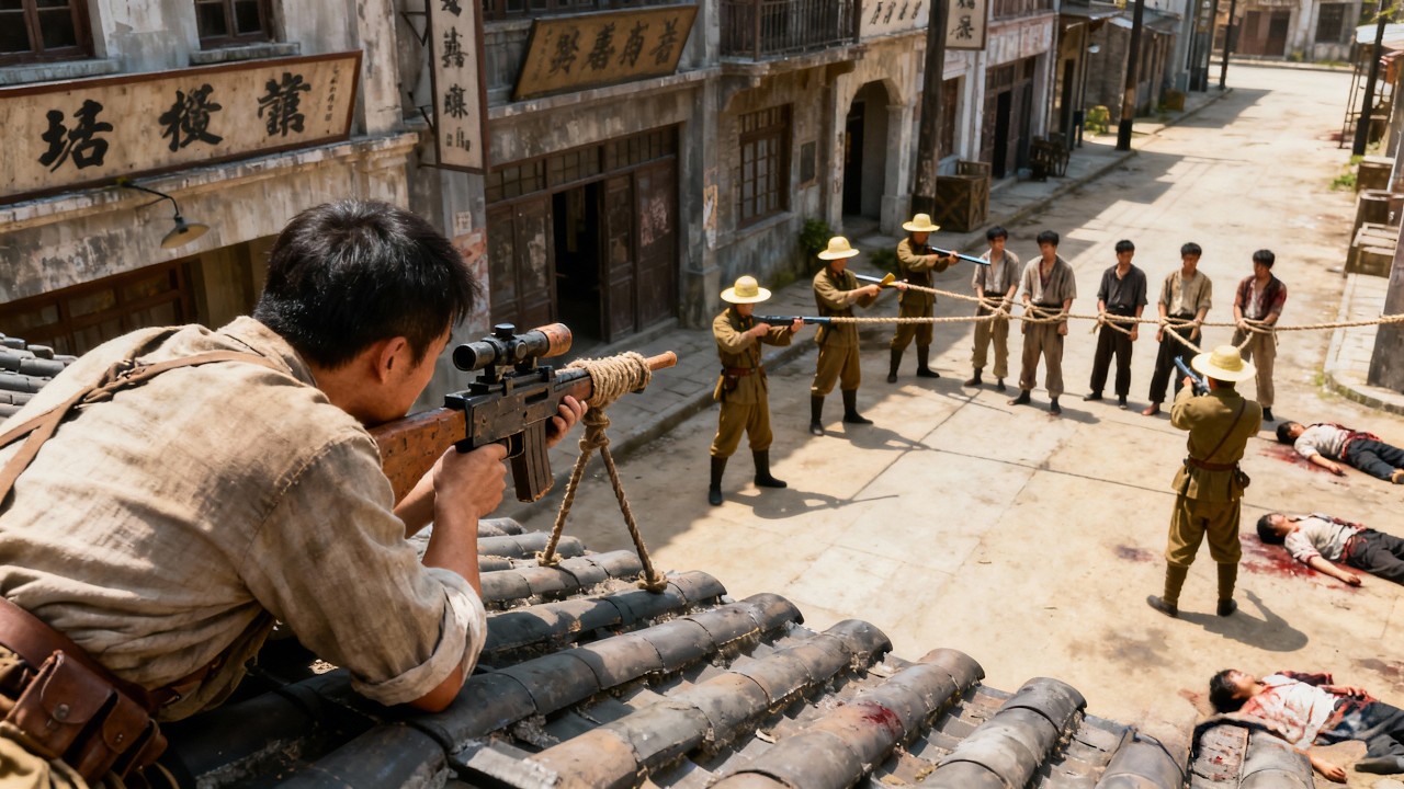 Japanese troops massacre civilians, enraging the strongest master who decisively counter-kills them!