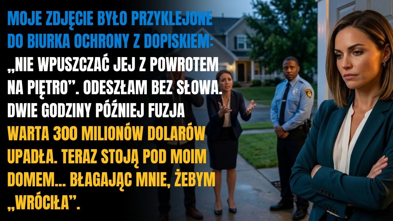 Wyrzucili mnie jak śmiecia. Miałam klucz do upadku fuzji wartej 300 mln dolar&oacute;w