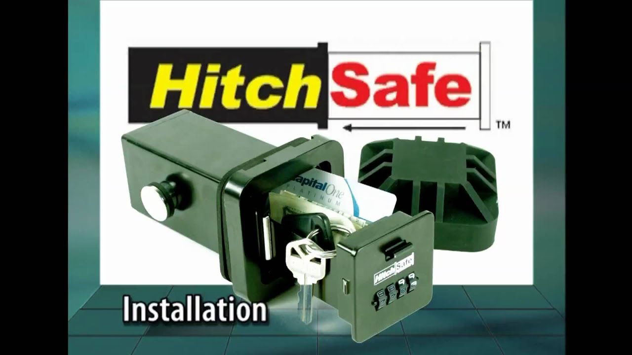 Installing HitchSafe, hitch safe, trailer hitch safe, hitchsafe key vault