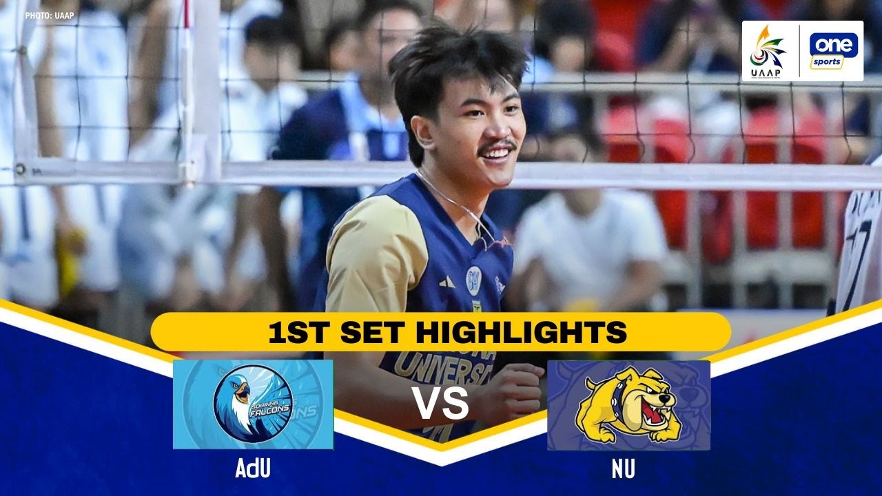 NU vs AdU | SET 1 HIGHLIGHTS | UAAP SEASON 88 MEN&rsquo;S VOLLEYBALL | FEB. 18, 2026