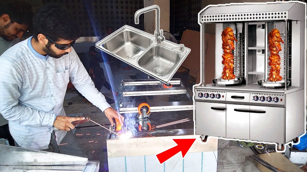#saladbar #shawarma #machine salad bar shawarma machine stainless steel Display temperature
