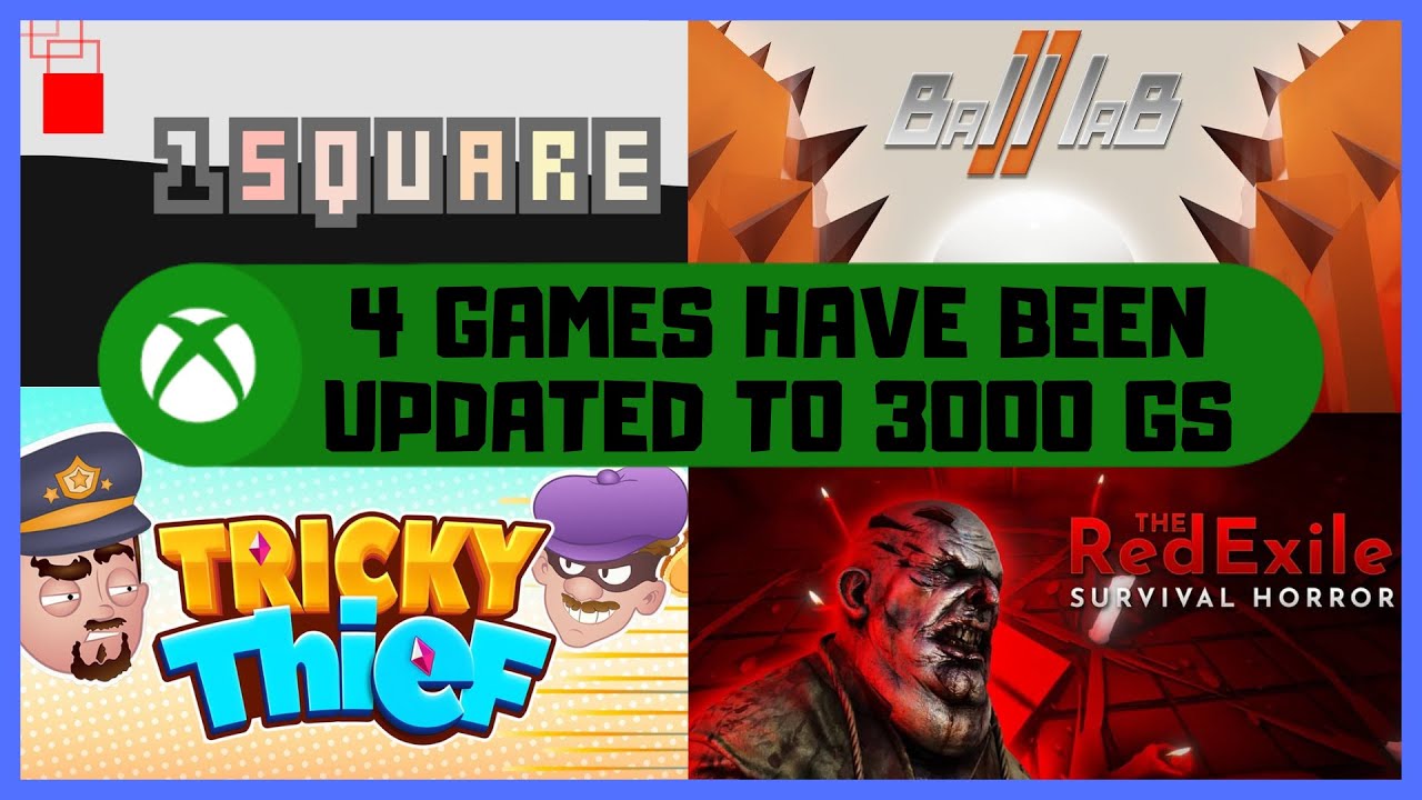 4 Games Have Been Updated to 3000GS 