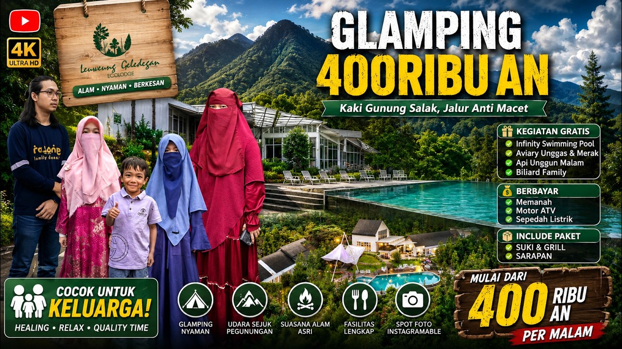 Aku Coba Glamping Mewah di Tengah Hutan  di Bogor | Leuweung Geledegan Ecolodge (Tidak Nyangka!)
