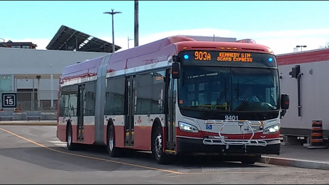 TTC NewFlyer XDE60's in Scarborough! - TTC Bus Compilation #24