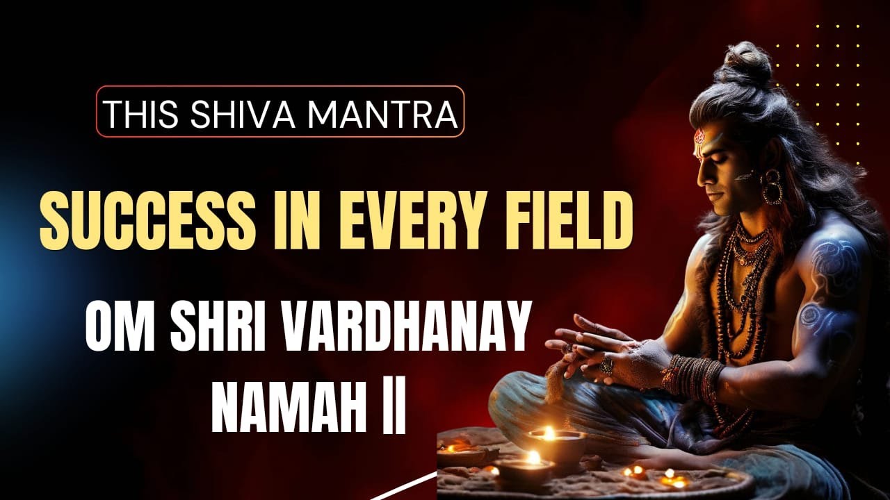 THIS SHIVA MANTRA SUCCESS IN EVERY FIELD | OM SHRI VARDHANAY NAMAH ||