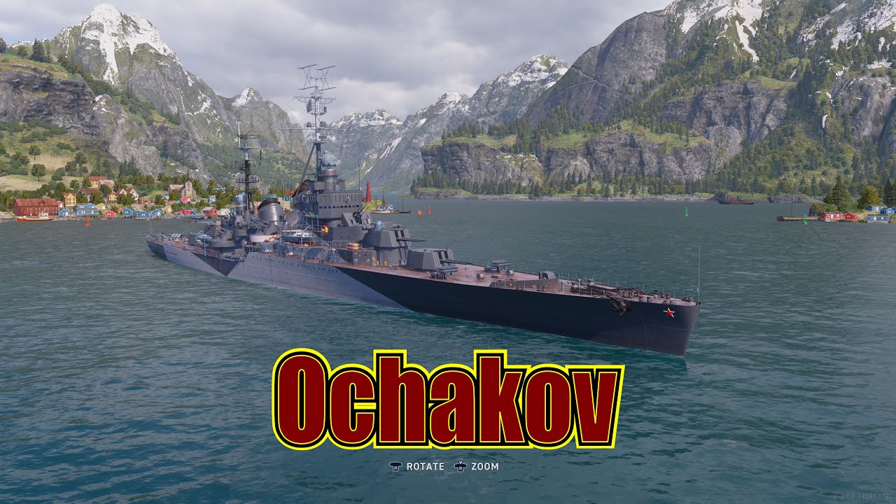 Meet The Ochakov! Tier 7 Russian Cruiser (World of Warships Legends Xbox Series X) 4k