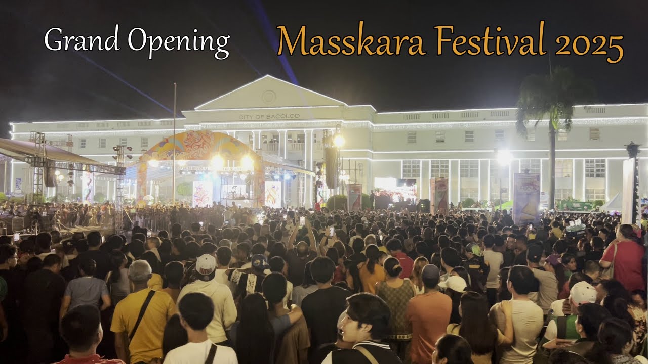 Daming tao sa opening ng Masskara Festival 2025 - NGC Bacolod City