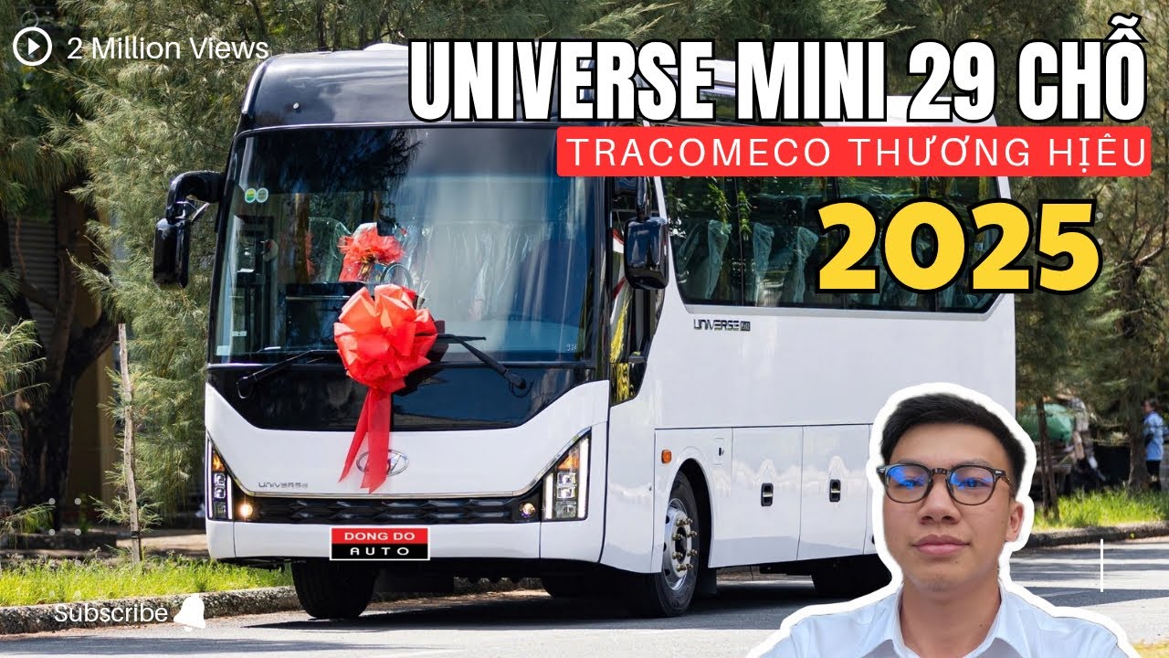 Giá xe TRACOMECO 29 chỗ đời 2025 GLOBAL Động cơ Weichai Hỗ trợ trả góp HYUNDAI UNIVERSE 0902488366