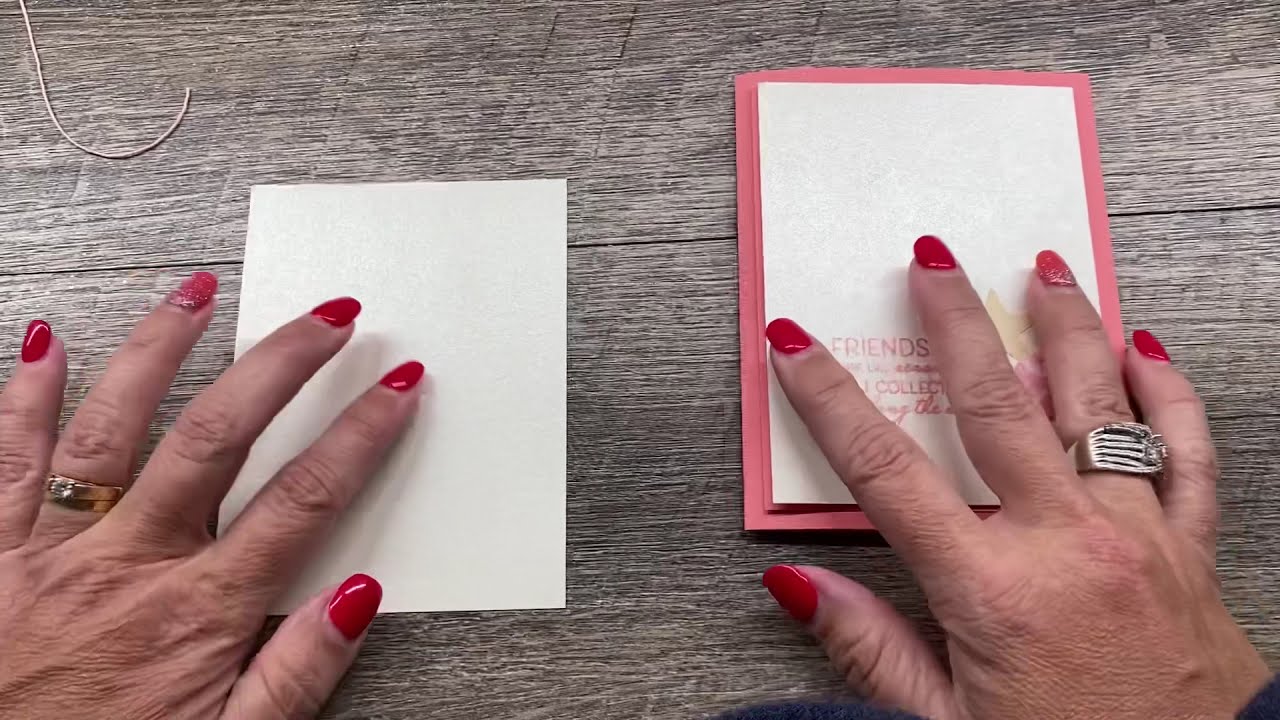 How to create a SUPER simple Seashell Card for any occasion