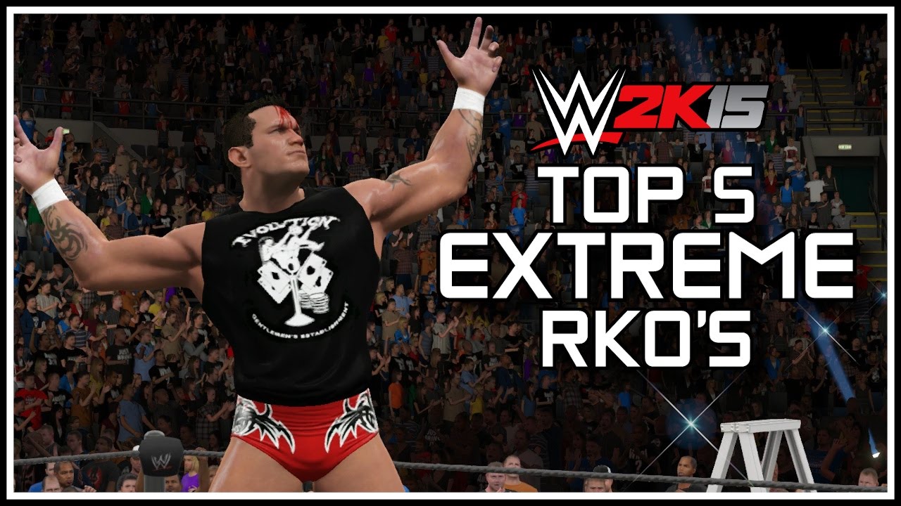 WWE 2K15 - Top 5 EXTREME RKO's By Randy Orton! | PS4/XB1 (WWE 2K15 Countdown)