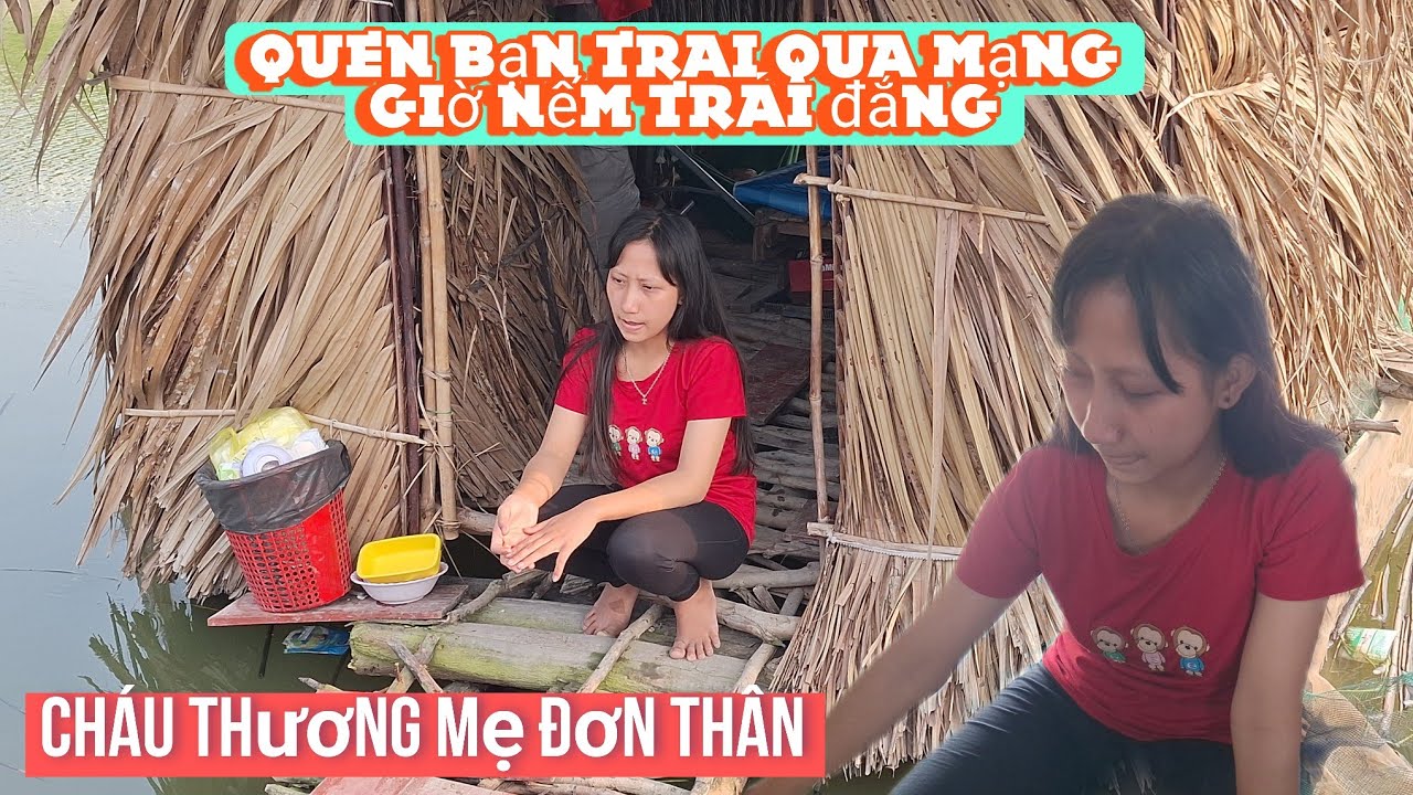 Xuất hiện a trai lạ mặt vượt hàng 100 cây số đến nhà cháu Thương làm điều này #toanlemientay 