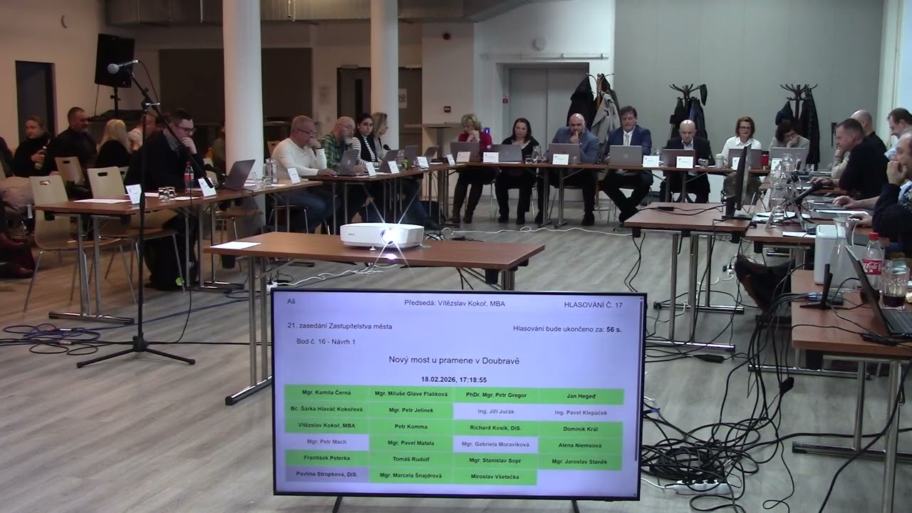Zastupitelstvo města Aše ze dne 18. 02. 2026 3. část