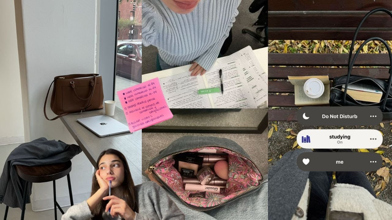 uni diaries 003: DÍA DE ESTUDIO PRODUCTIVO en mi vida