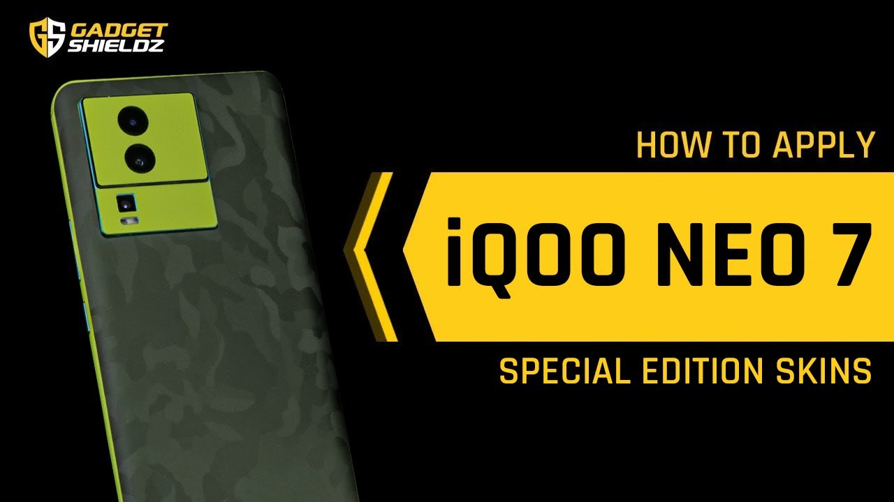 How to apply IQOO Neo 7 Skins | Gadgetshieldz