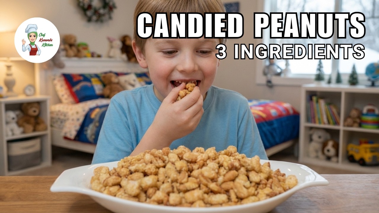 Crunchy Candied Peanuts (5-Minute Stovetop Recipe)