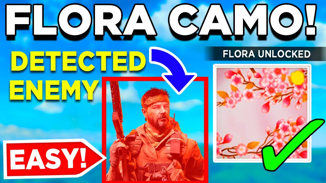 FASTEST WAY To Kill Enemies Detected, Stunned, or Blinded In Cold War! (Flora camo fast!)