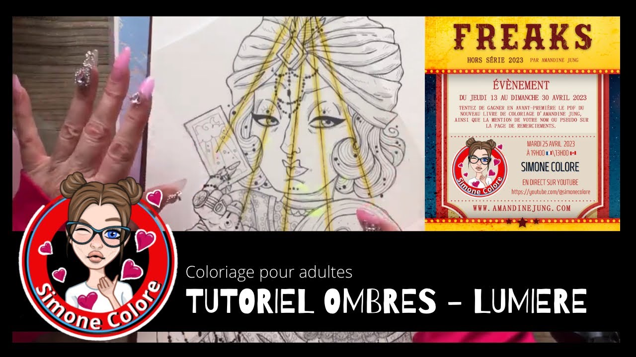 [ Direct ] Tutoriel OMBRES - LUMI&Egrave;RE ❣️ Simone Colore ❣️