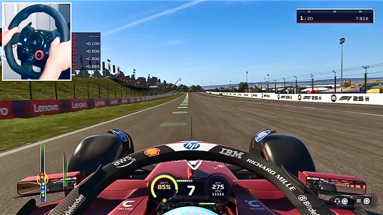 F1 25 formula 1 Lenovo Hungarian Grand Prix 2025 Part 14 Race 14 | Logitech Steering Wheel Gameplay
