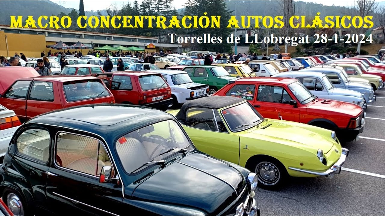 Macro concentración autos clásicos en Torrelles de LLobregat. Cars and Coffee. Voitures classiques