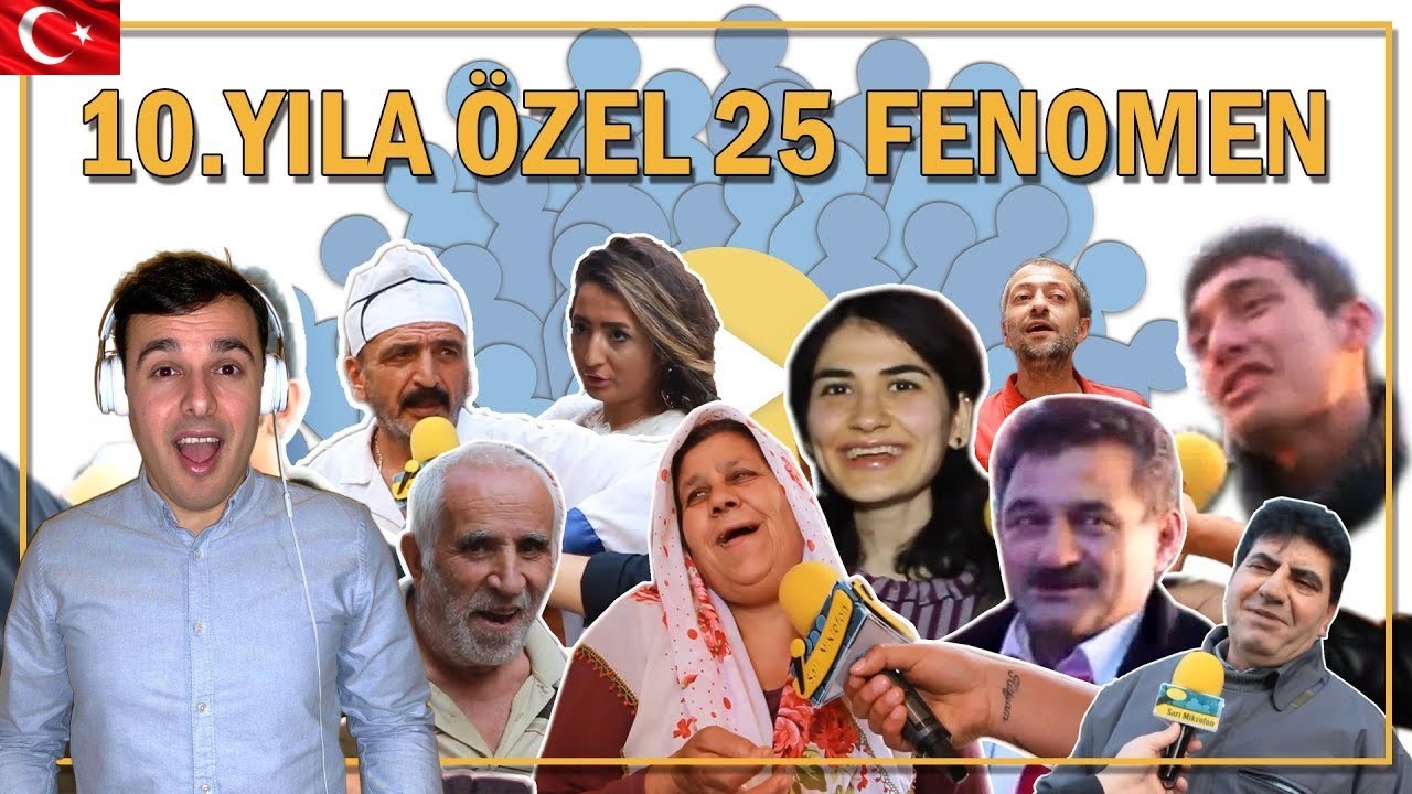 ITALIAN REACTION TO 🇹🇷 10.YILA ÖZEL 25 FENOMEN - SARI MİKROFON - PART 1