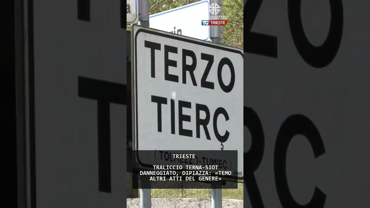 TRALICCIO TERNA-SIOT DANNEGGIATO, DIPIAZZA: &laquo;TEMO ALTRI ATTI DEL GENERE&raquo; | 12/04/2026