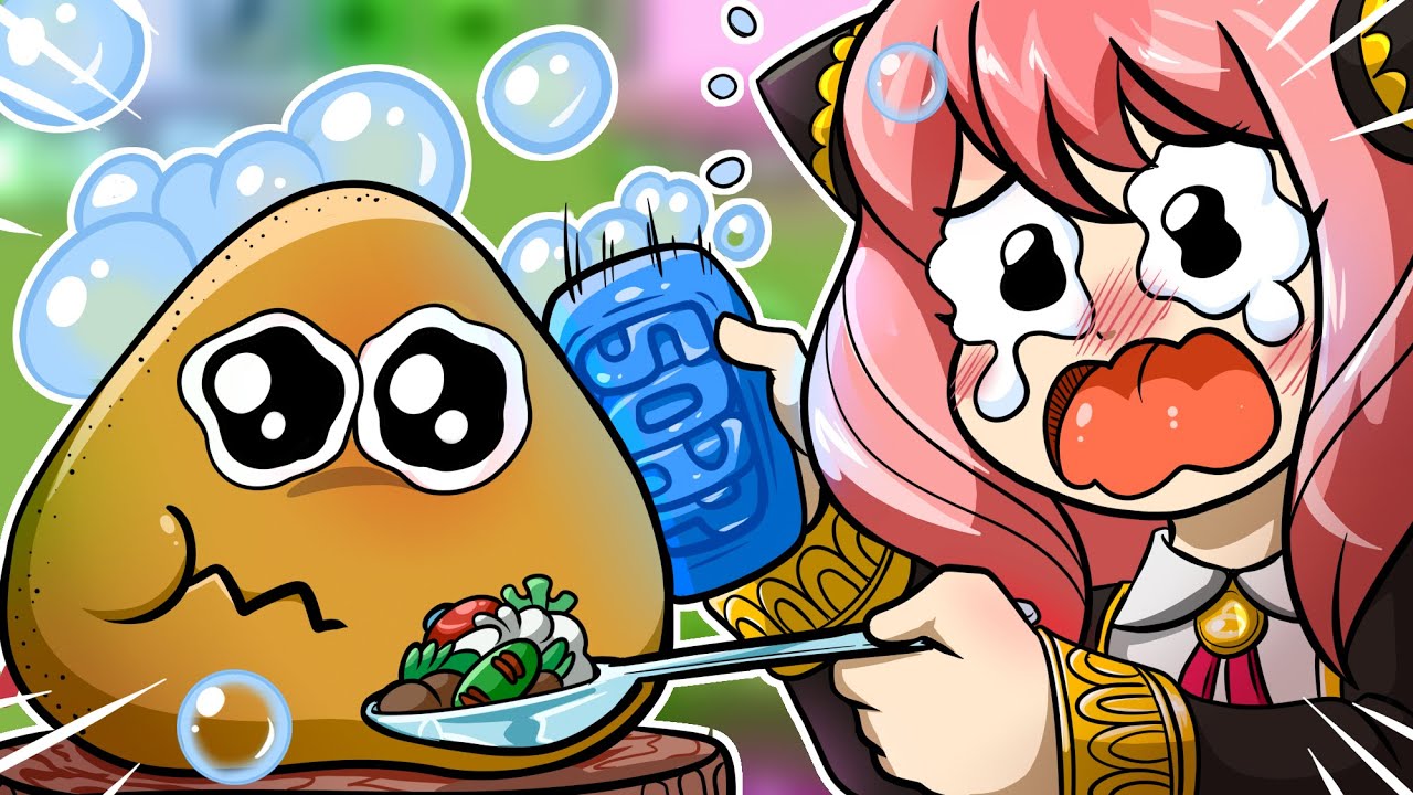 Tentei cuidar do POU Faminto em 2023 no spyxfamily VR!