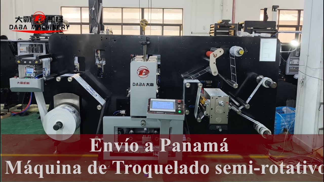 DABA 370mm Máquina de Troquelado semi-rotativo envío a Panamá