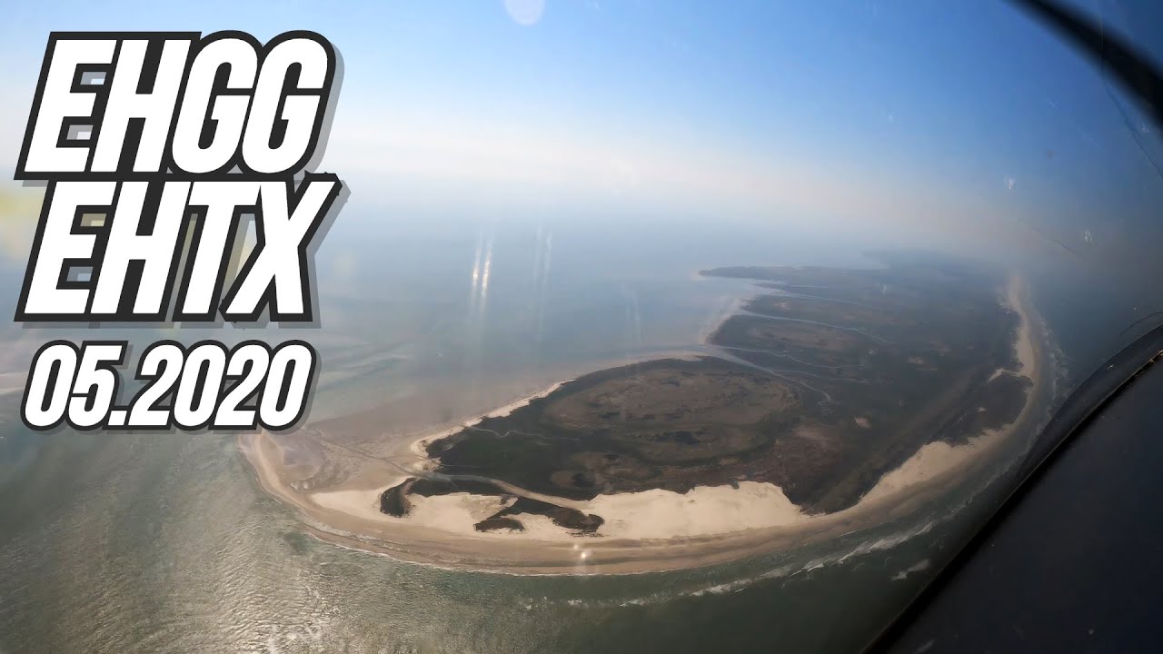 VFR Groningen Eelde EHGG - Texel EHTX via Frisian Islands