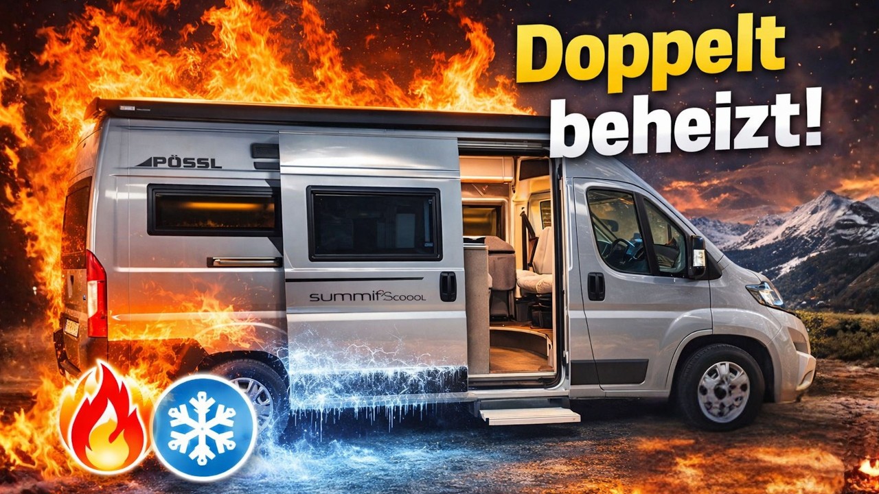 Kompakt, clever, doppelt beheizt – Pössl Summit 600 B Kastenwagen mit mehr Stauraum als gedacht