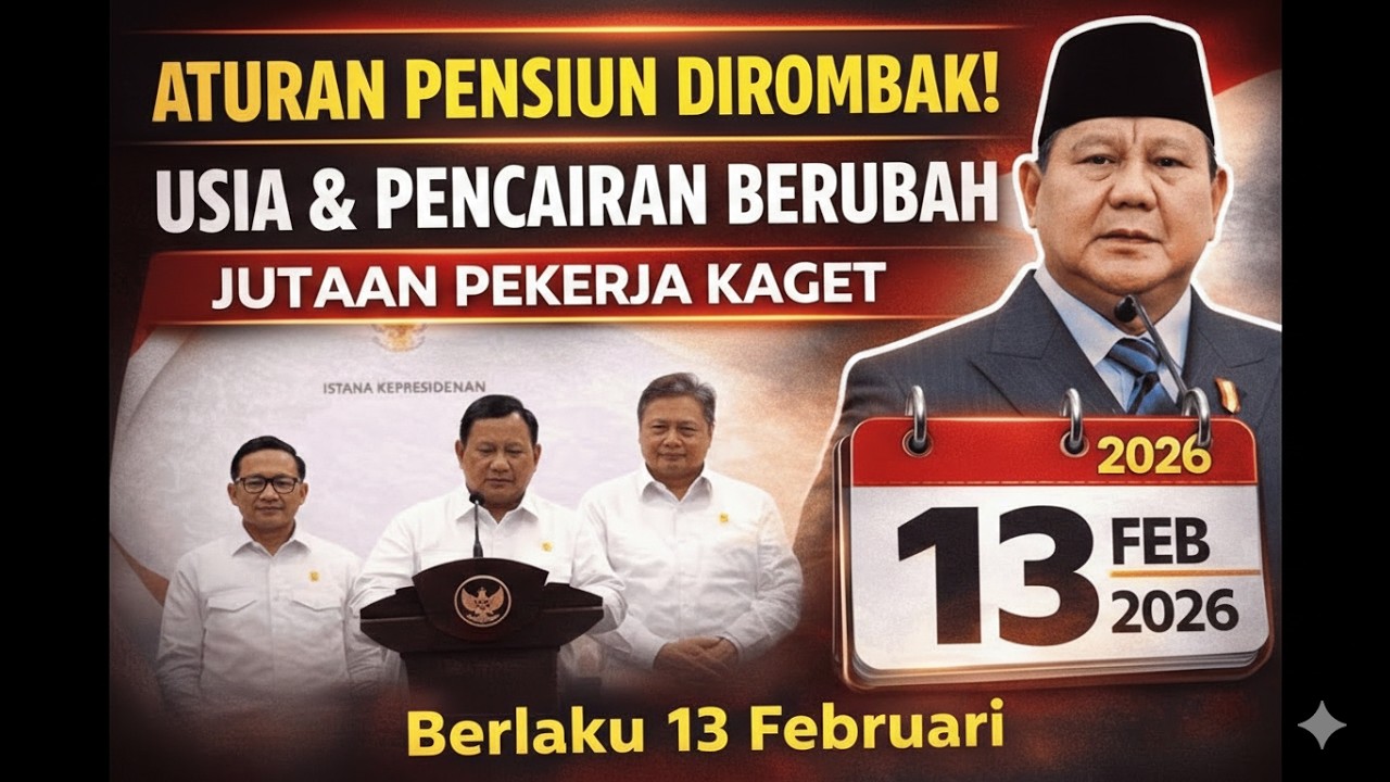 Resmi! Usia Pensiun Diubah, Rencana Hidup Jutaan Pekerja Indonesia Terancam
