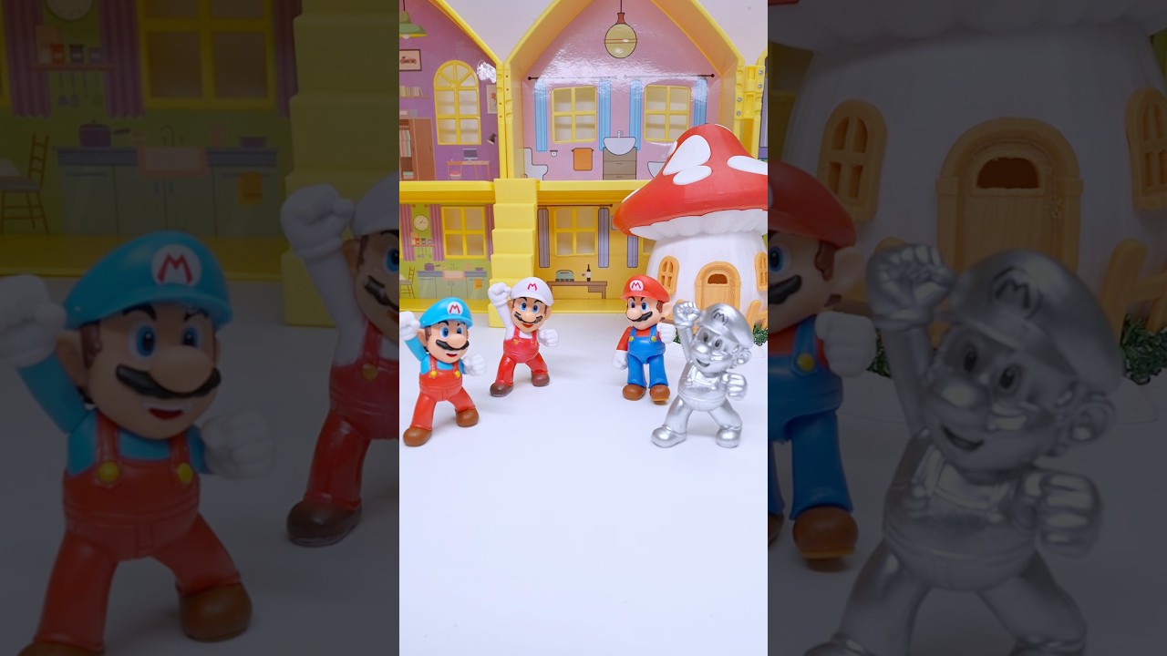4 Marios VS Bowser Jr.?! An Epic Surprise! 🍄💥