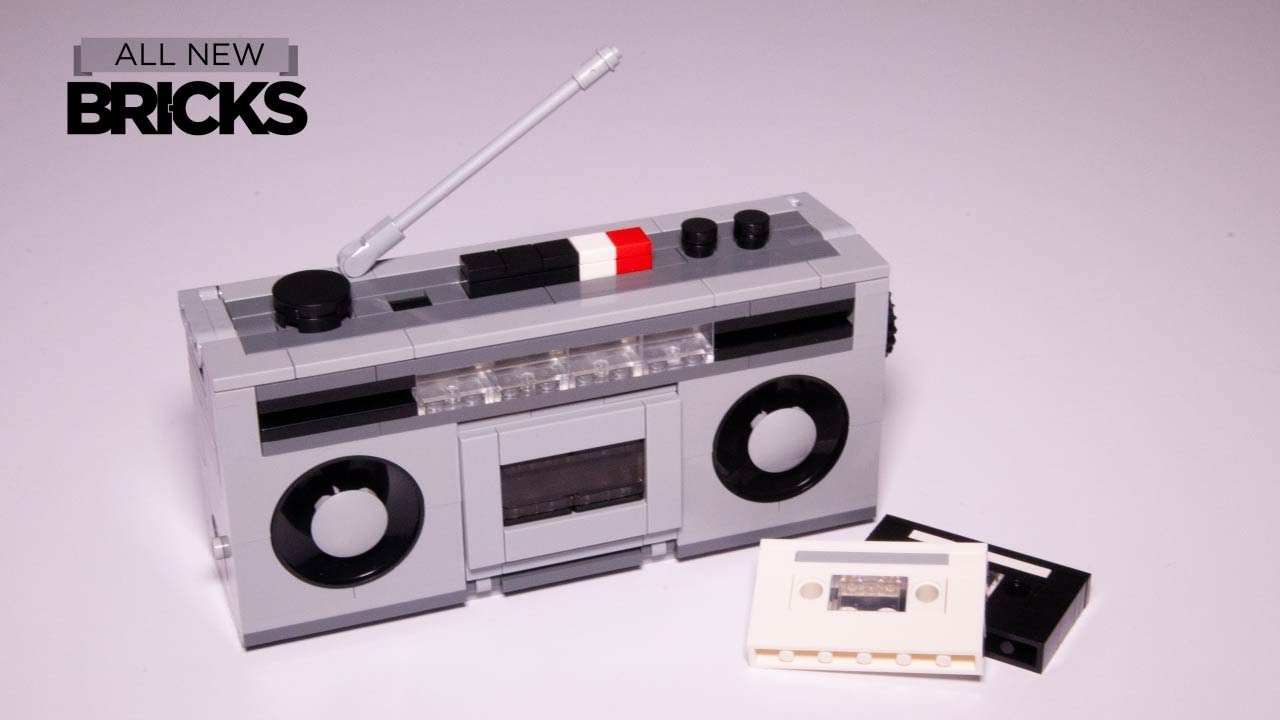 Lego My First Radio 80s Edition with Cassette Tape and Batteries Speed Build by Chris McVeigh