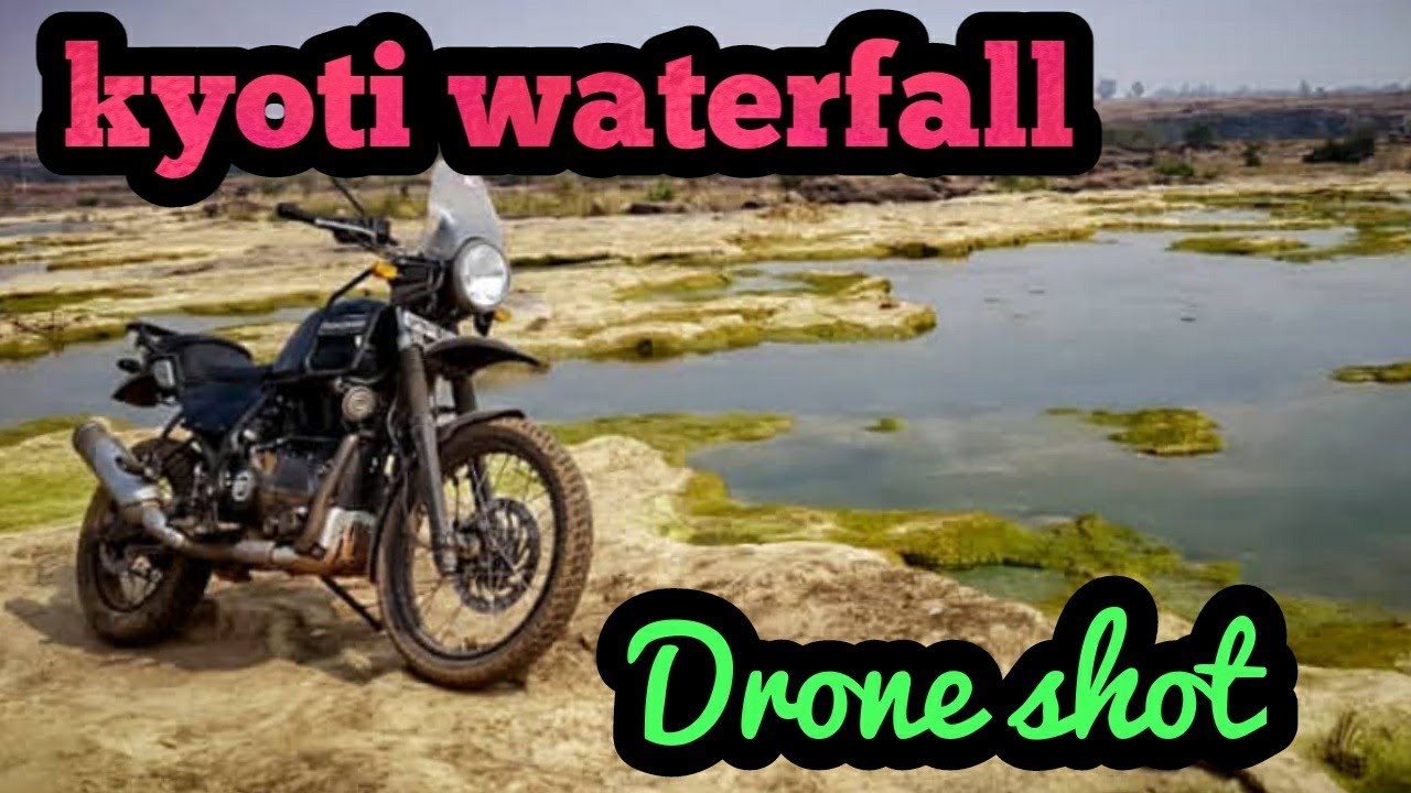 || kyoti waterfall || drone shot ||