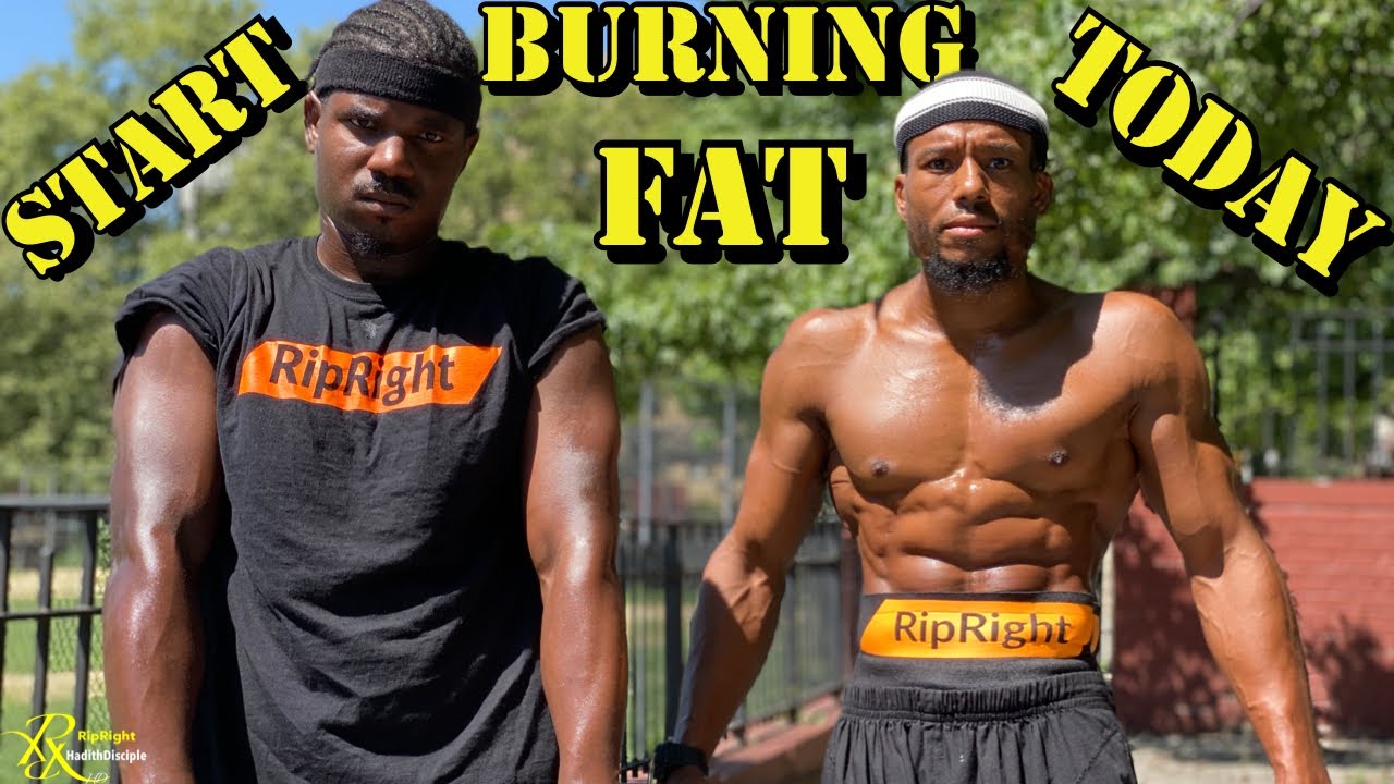 Beginner FAT BURNING ROUTINE For All Levels | At Home No Equipment Needed | Team RipRight