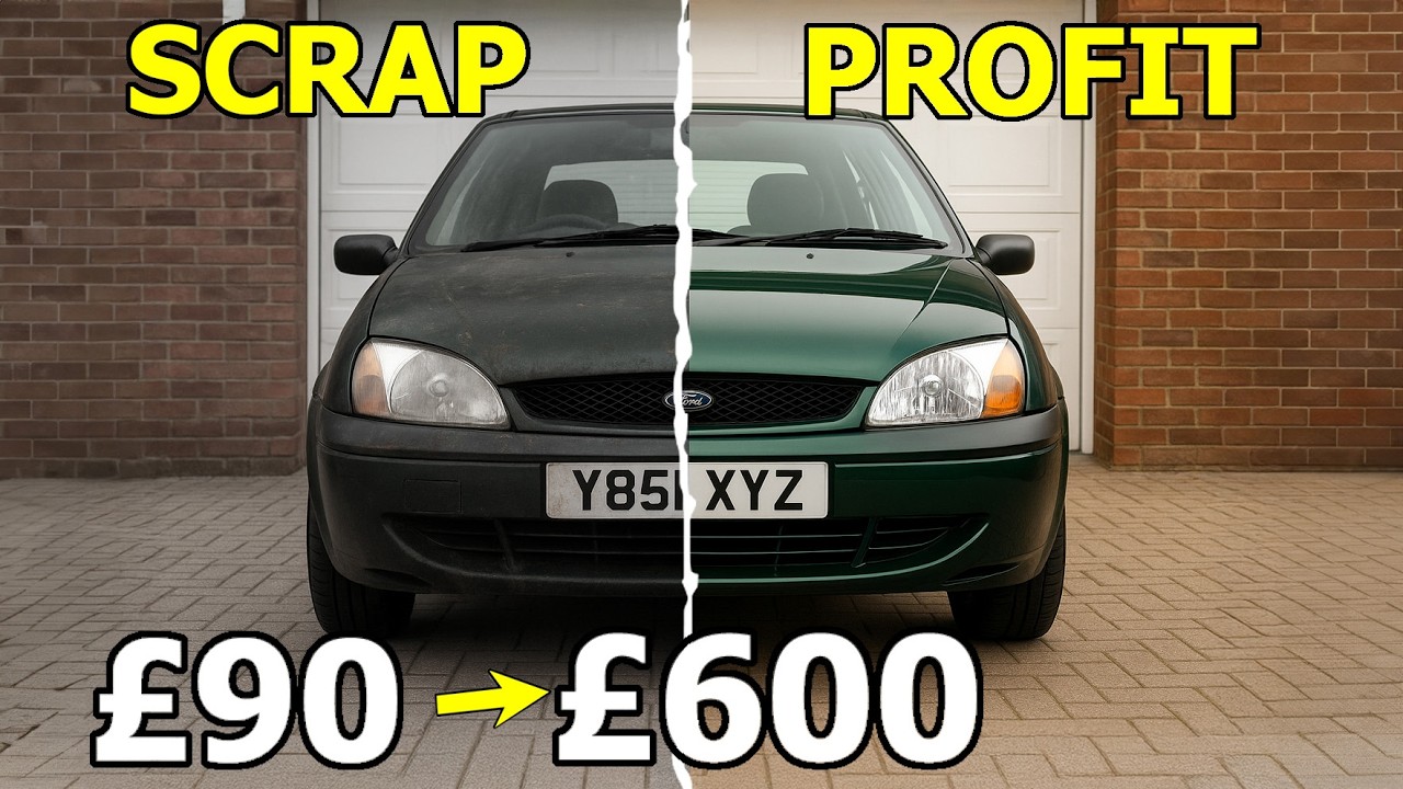 Flipping Cars on a Budget! Scrap Fiesta to Profitable Success!