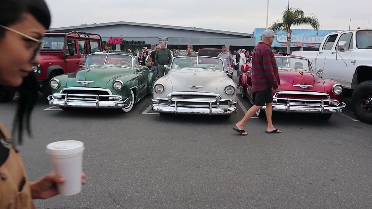 Classic Car Show Huntington Beach CA Donut Derlicts July 8th 2023