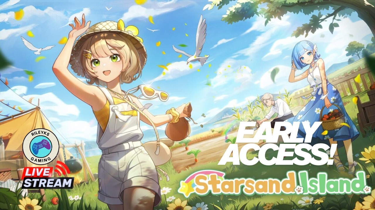 🔴 [LIVE) NEW RELEASE! EARLY ACCESS! Starsand Island! #starsandisland