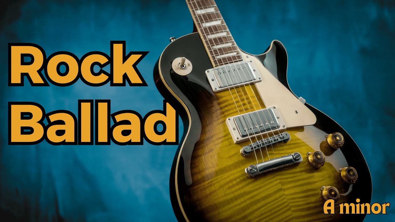 Rock Ballad  Dreamy Backing Track in Am