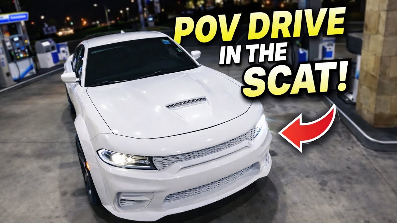 POV: Driving My Widebody Scat Pack Home After Work | Life as a Car Dealer