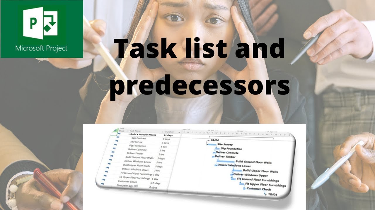 How to use Microsoft Project as an aid to planning a house build