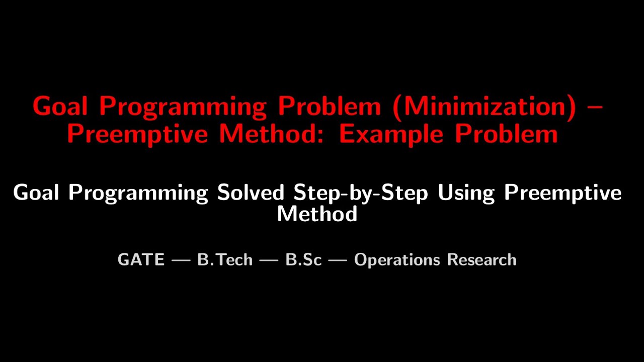 Management Science Tutorial: Goal Programming for Optimal Advertising Mix (Part -2)