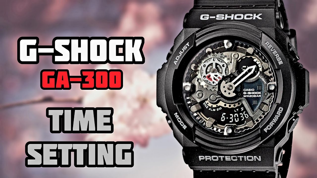 How To Setting Time a Casio G-Shock GA-300 Digital Watch | SolimBD | Watch Repair Channel