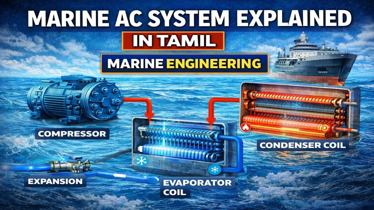 Marine AC System Explained | IN TAMIL | Marine Engineering